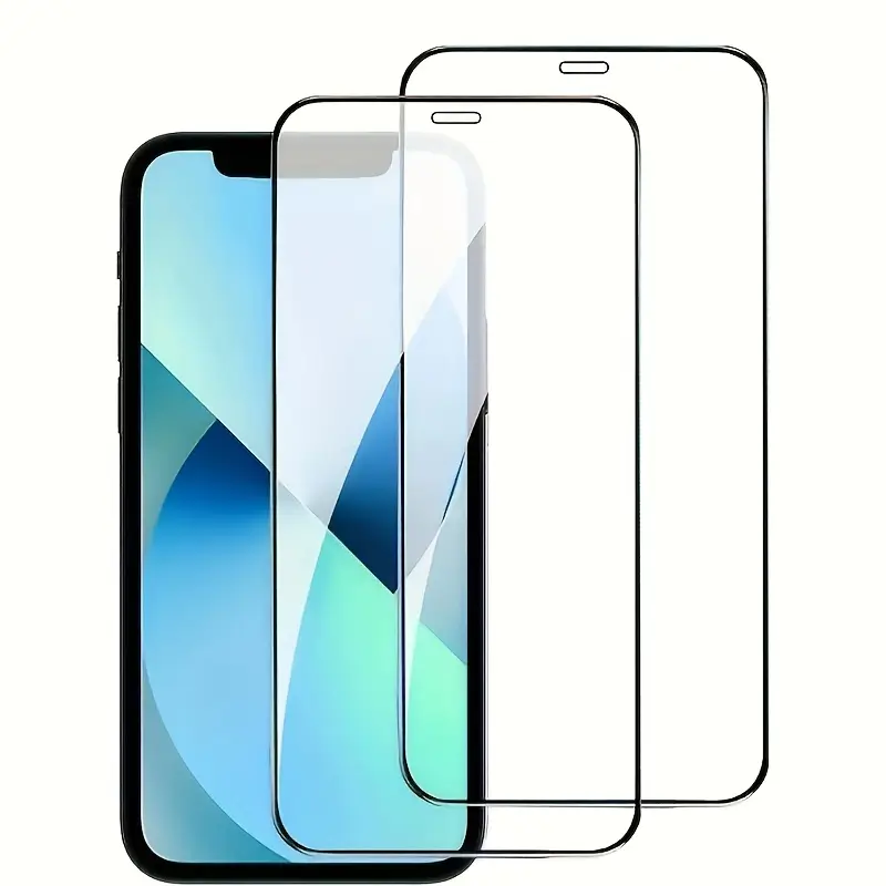 2 adet iPhone 11 15 16 Pro Max 12 13 14 Pro için Temperli Cam Ekran Koruyucu iPhone 7 8 Plus XR XS Max SE için