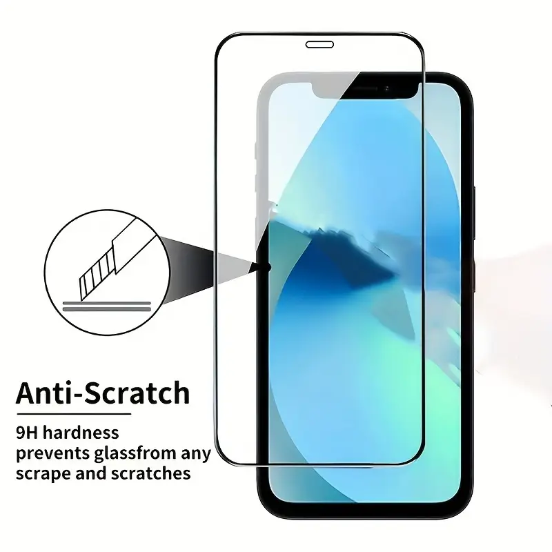 2 adet iPhone 11 15 16 Pro Max 12 13 14 Pro için Temperli Cam Ekran Koruyucu iPhone 7 8 Plus XR XS Max SE için