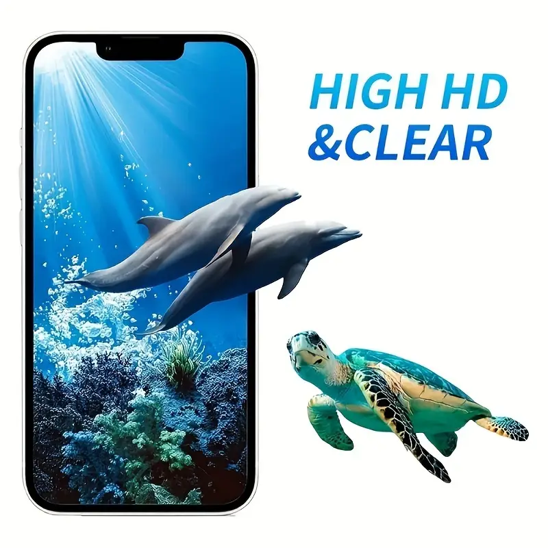 2 adet iPhone 11 15 16 Pro Max 12 13 14 Pro için Temperli Cam Ekran Koruyucu iPhone 7 8 Plus XR XS Max SE için