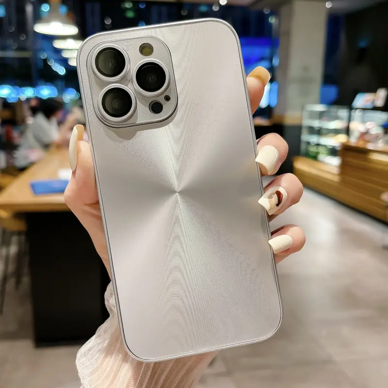 CD Desenli Cam Lens Film Telefon Kılıfı 7 Renk