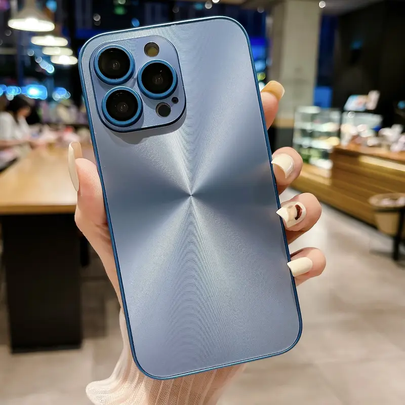 CD Desenli Cam Lens Film Telefon Kılıfı 7 Renk