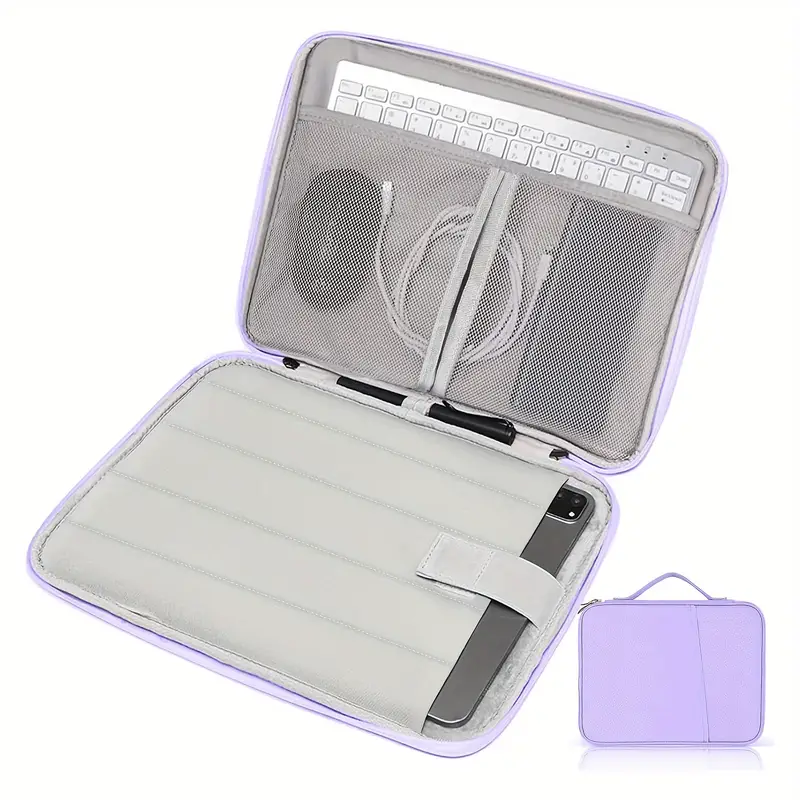 iPad, Kindle, Galaxy ve Android Tabletlere Uyumlu Saplı ve Ön Cepli Tablet Kılıfı