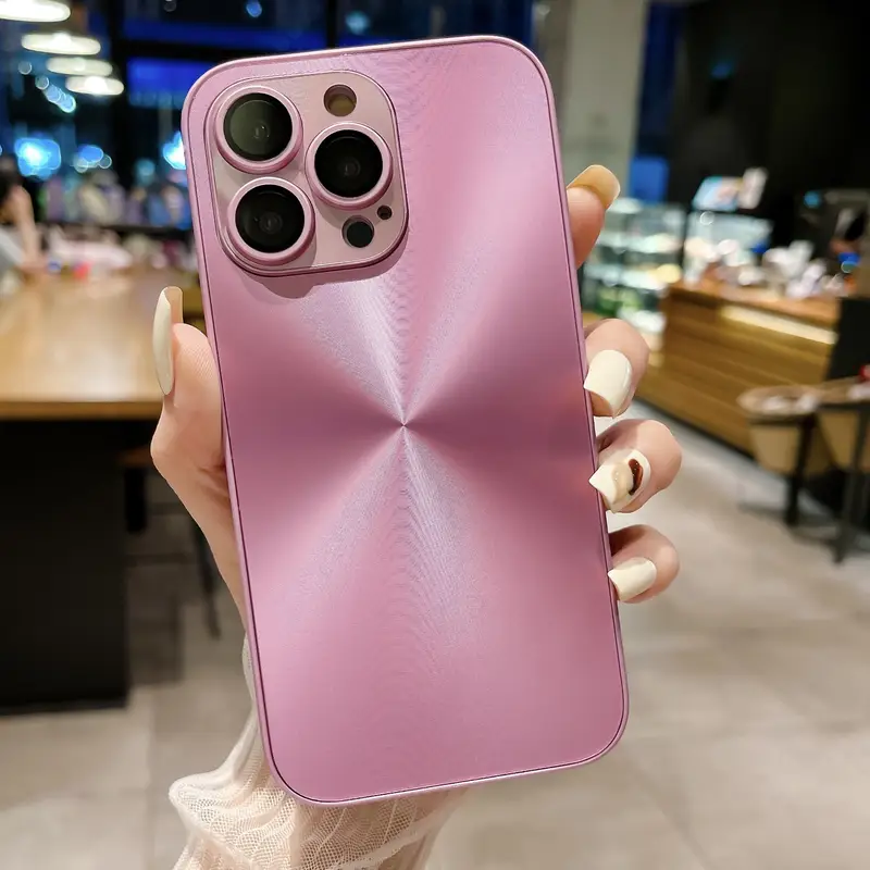 CD Desenli Cam Lens Film Telefon Kılıfı 7 Renk