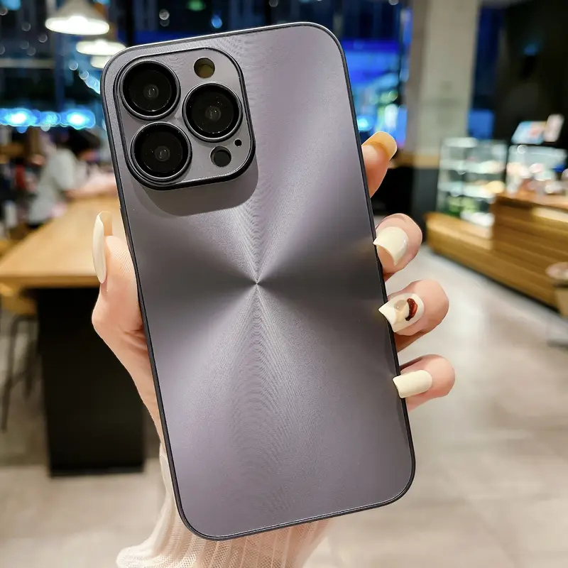 CD Desenli Cam Lens Film Telefon Kılıfı 7 Renk