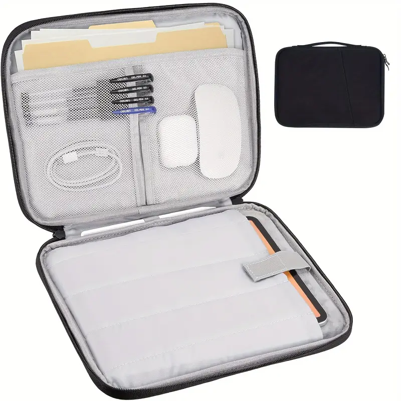 iPad, Kindle, Galaxy ve Android Tabletlere Uyumlu Saplı ve Ön Cepli Tablet Kılıfı