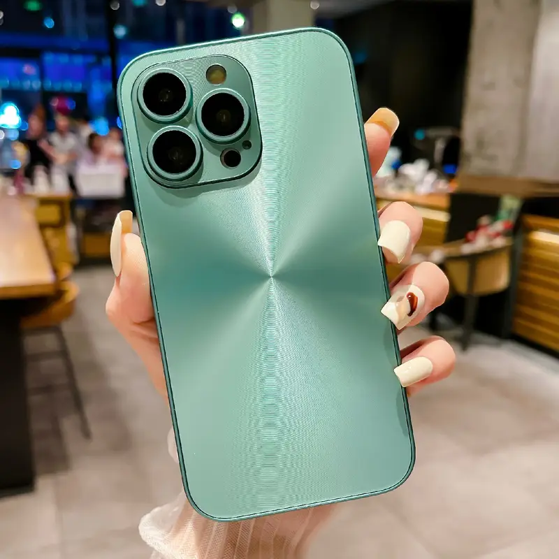 CD Desenli Cam Lens Film Telefon Kılıfı 7 Renk